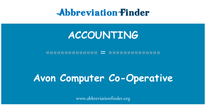 ACCOUNTING: 雅芳计算机合作