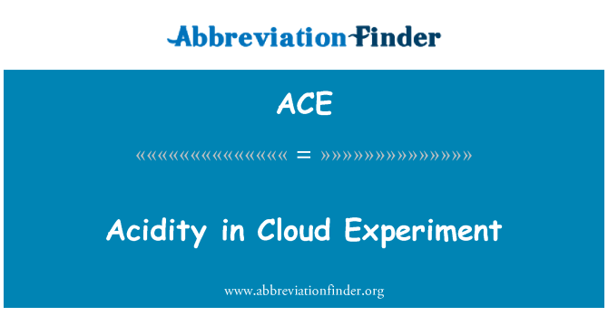 ACE: Acidez no experimento de nuvem