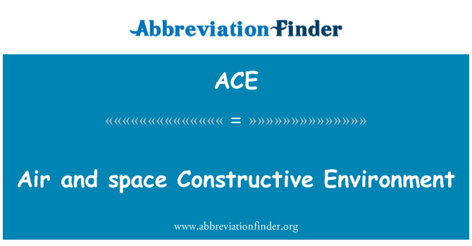 ACE: Ar e espaço ambiente construtivo