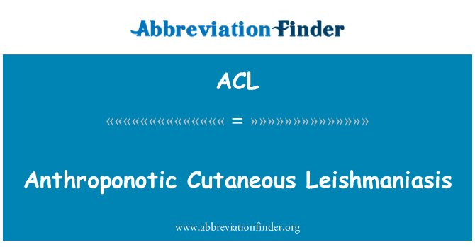 ACL: Itane-Anthroponotic