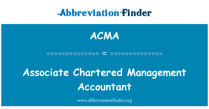 ACMA: Accountant ġestjoni mikrija assoċjati