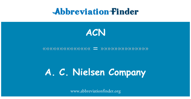 ACN: Aiyalam c Nielsen konpayi