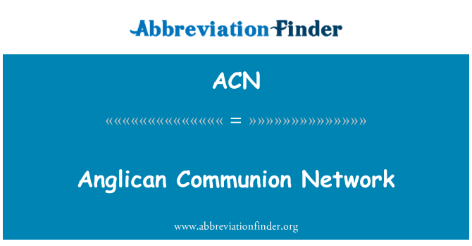ACN: Anglican Communion Network