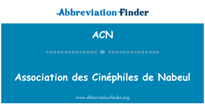 ACN: Association des Cinéphiles de Nabeul