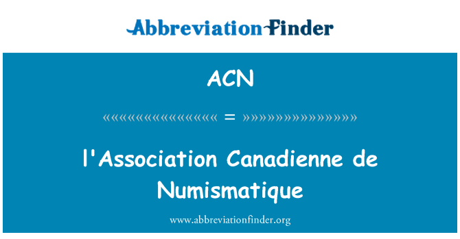 ACN: protest Canadienne de Numismatique