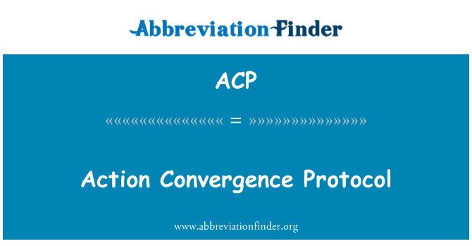 ACP: Protocol d'actuació convergència