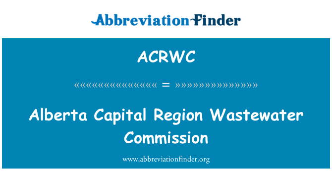 ACRWC: 阿爾比省首都地區廢水委員會