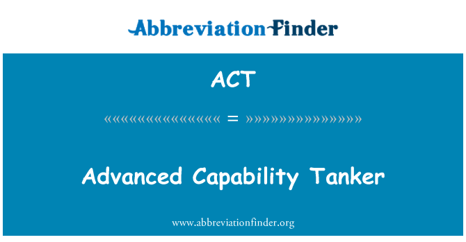 ACT: Tanque de capacidade avançada