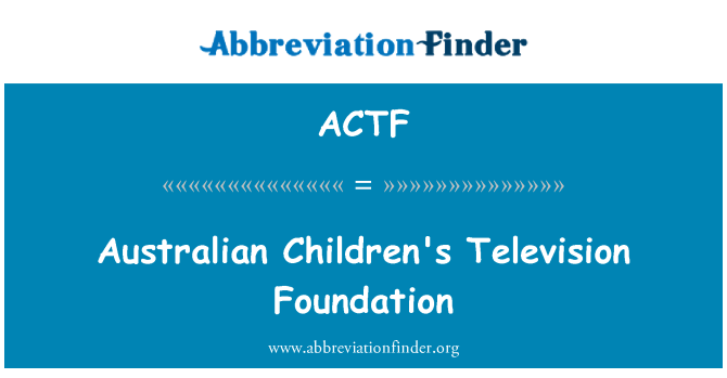 ACTF: Fondazione televisione australiana