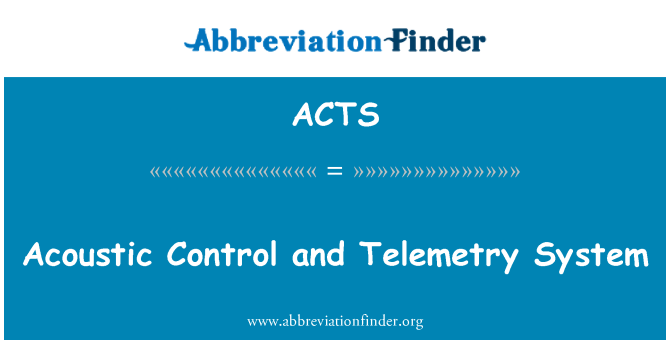 ACTS: Acoustic Control and Telemetry System