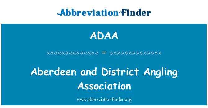ADAA: Aberdeen a dosbarth Gymdeithas genweirio