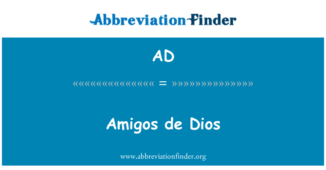 AD: Amor de Dios