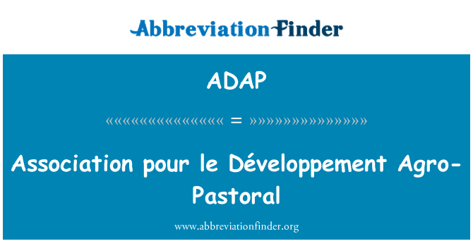 ADAP: 協會倒樂發展農牧