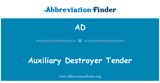 AD: Destroyer awżiljari ta ' l-offerta