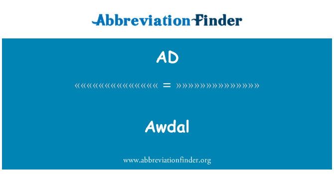 AD: Awdal