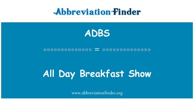 ADBS: Hele dagen frokost Vis