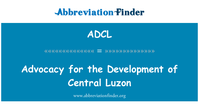 ADCL: Propagavimo centrinis Lusonas plėtros