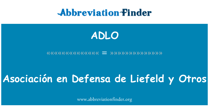 ADLO: En Asociación Defensa de Liefeld y Otros