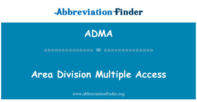 ADMA: Zòn nan divizyon dwa ak miltip