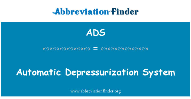 ADS: Автоматическая разгерметизации системы