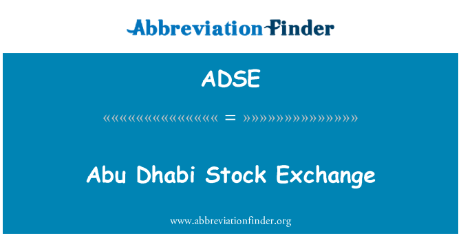 ADSE: Abou Dabi mache dechanj
