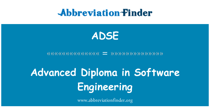 ADSE: Išplėstinė programinės įrangos inžinerijos diplomas