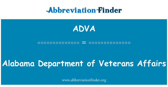 ADVA: Alabama Department of Veterans Affairs