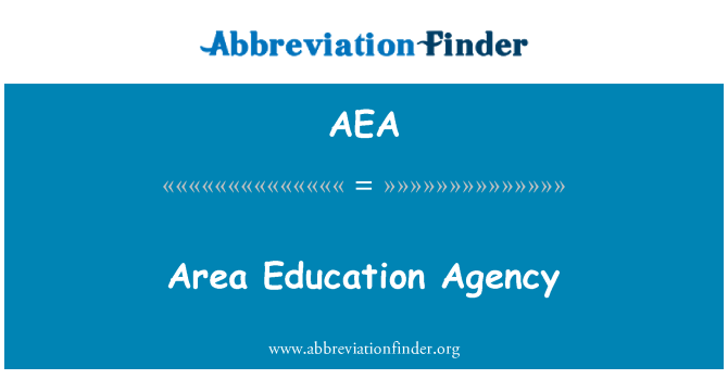 AEA: Agensi pendidikan kawasan