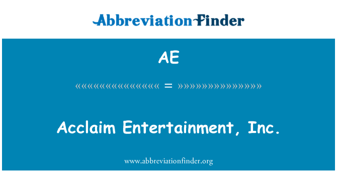 AE: Par Divètisman, Inc.