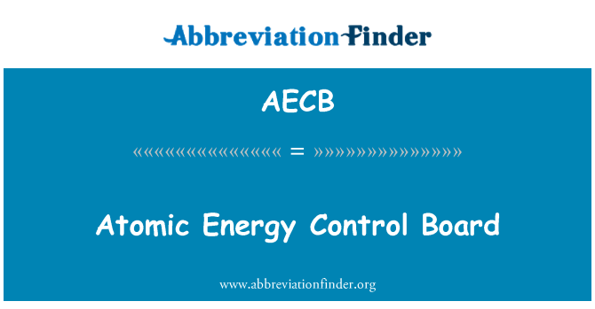 AECB: Rozvaděče pro atomovou energii
