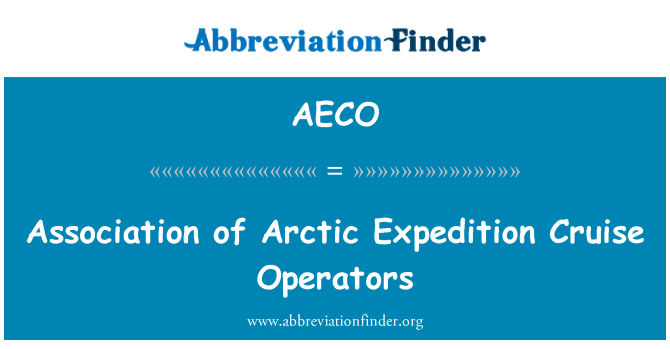 AECO: Asociación de operadores de cruceros de expedición ártica