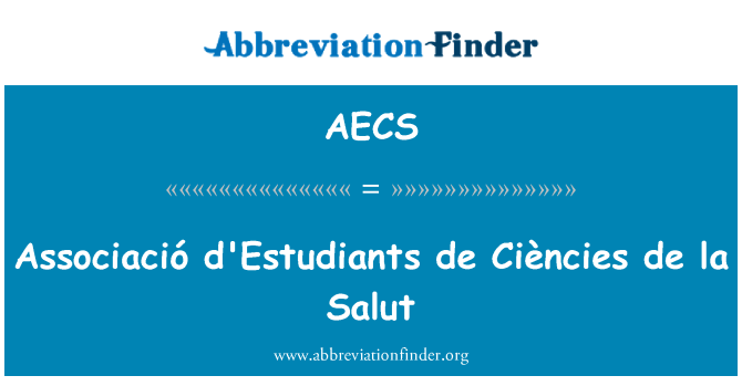 AECS: Associació d'Estudiants de Ciències de la Salut