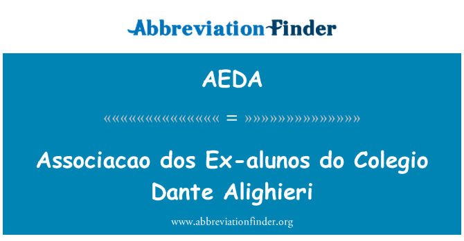 AEDA: Associacao dos Ex-ικανούς κάνει Colegio Dante Alighieri