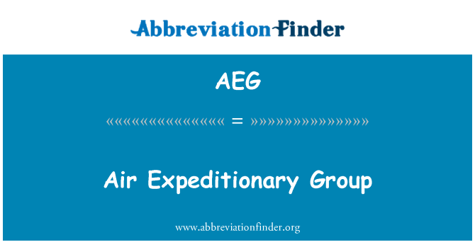 AEG: Air Expeditionary Group