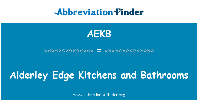 AEKB: Salles de bains et cuisines Alderley Edge