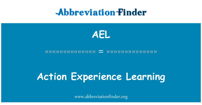 AEL: Acción experiencia de aprendizaje