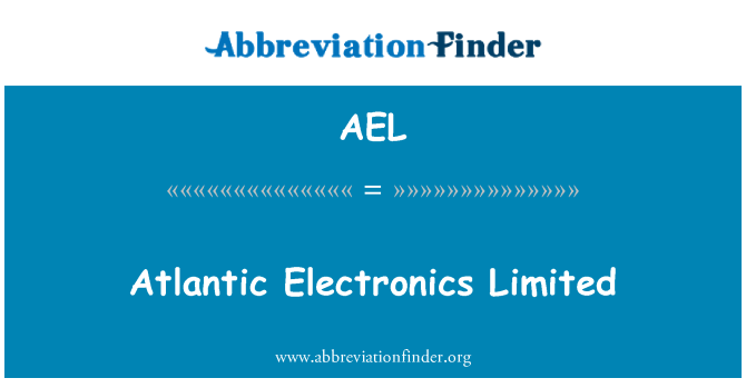 AEL: Atlantik elektronik terhad