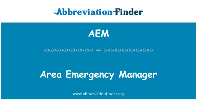 AEM: Zona d'emergència Manager