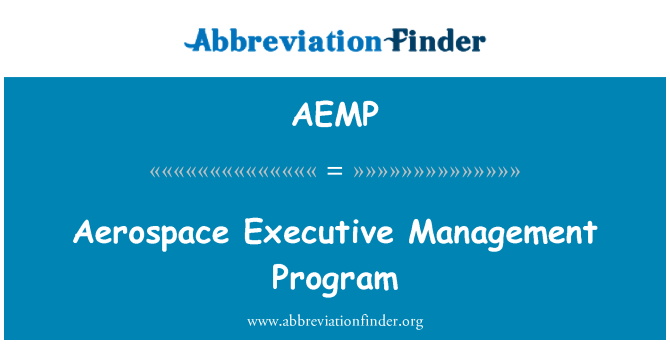 AEMP: Program kedirgantaraan Manajemen Eksekutif