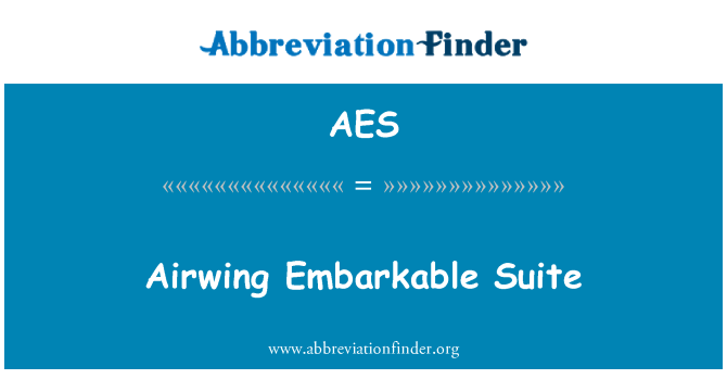 AES: Airwing Embarkable Suite