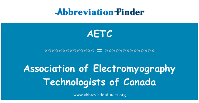 AETC: Asosyasyon de Électromyographie en peyi Kanada