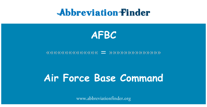 AFBC: Kmand bażi seħħ bl-ajru