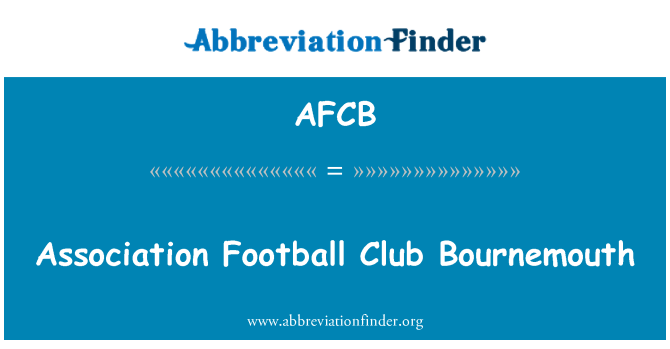 AFCB: Bournemouth Club foutbòl