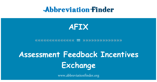 AFIX: Зворотній зв'язок оцінка стимули Exchange