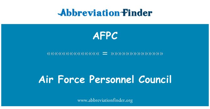 AFPC: Konsèy pèsonèl lame de lè