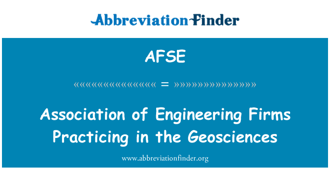 AFSE: Associació d'Enginyeries practicant de la Geofísica