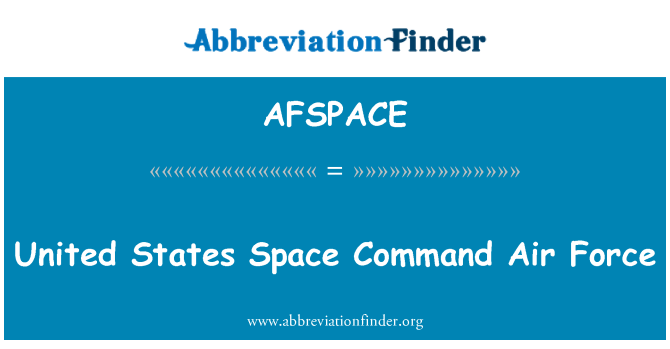 AFSPACE: מרחב פיקוד חיל האוויר