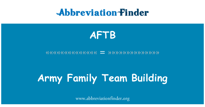 AFTB: Team-Building армії сім'ї