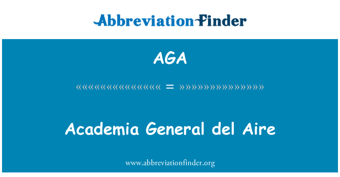 AGA: Academia General del Aire