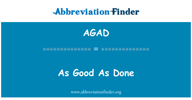 AGAD: 做的不错